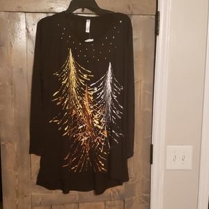 Printed 3/4 sleeve shirt